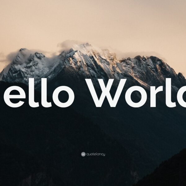 Hello World