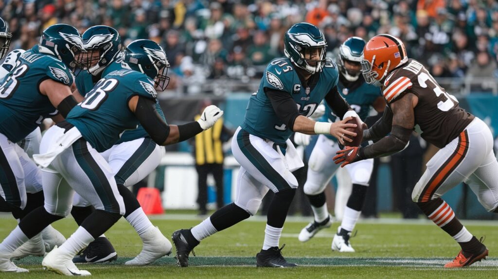 philadelphia eagles vs cleveland browns match player stats​