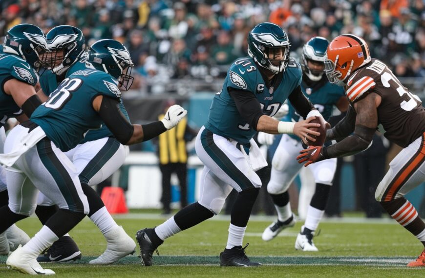 philadelphia eagles vs cleveland browns match player stats​